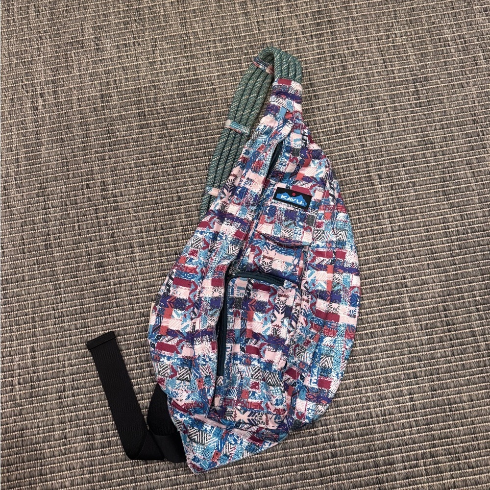 Kavu Multicolor Crossbody Rope Bag